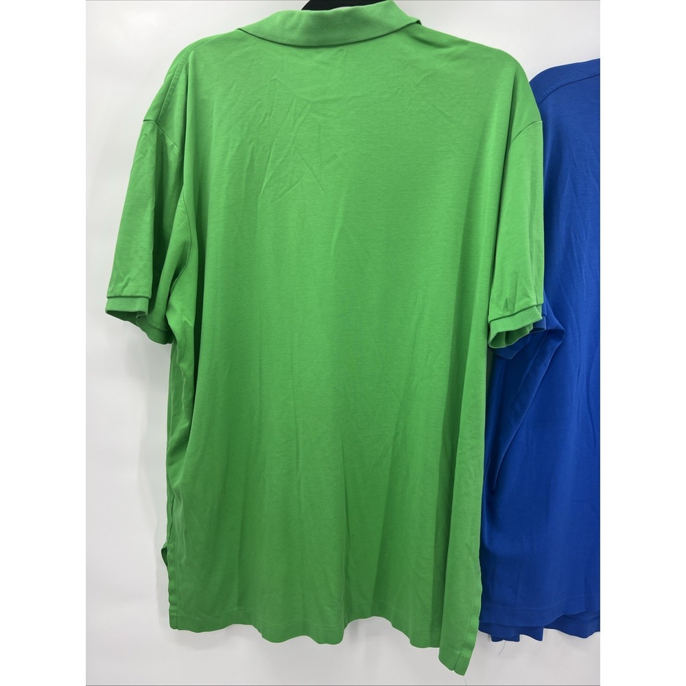 Polo Ralph Lauren Old Money Pima Cotton Polo Shirt Mens XXL Green Blue Lot 2pk - Picture 8 of 10